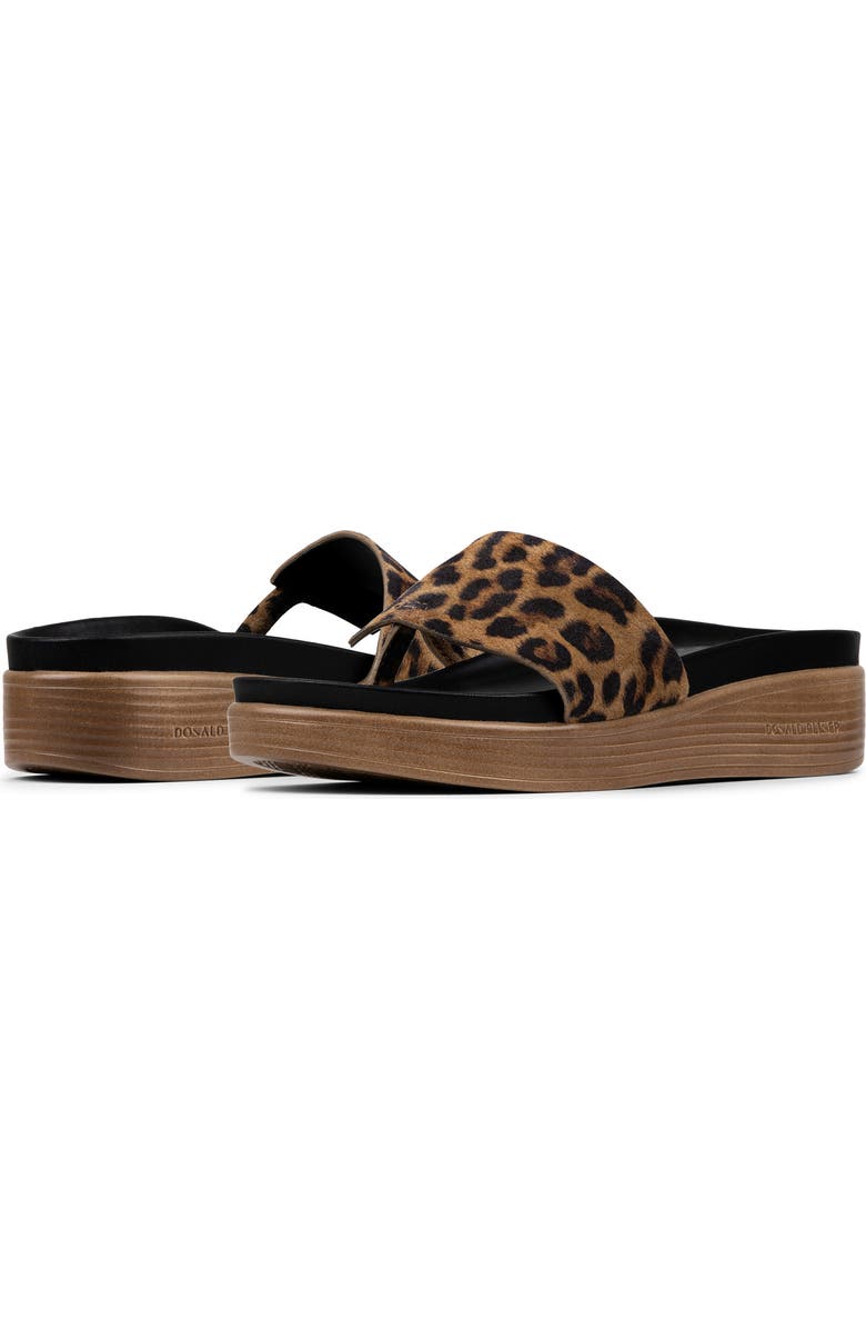 Donald Pliner Leopard Print Slide Sandal, Alternate, color, Leopard