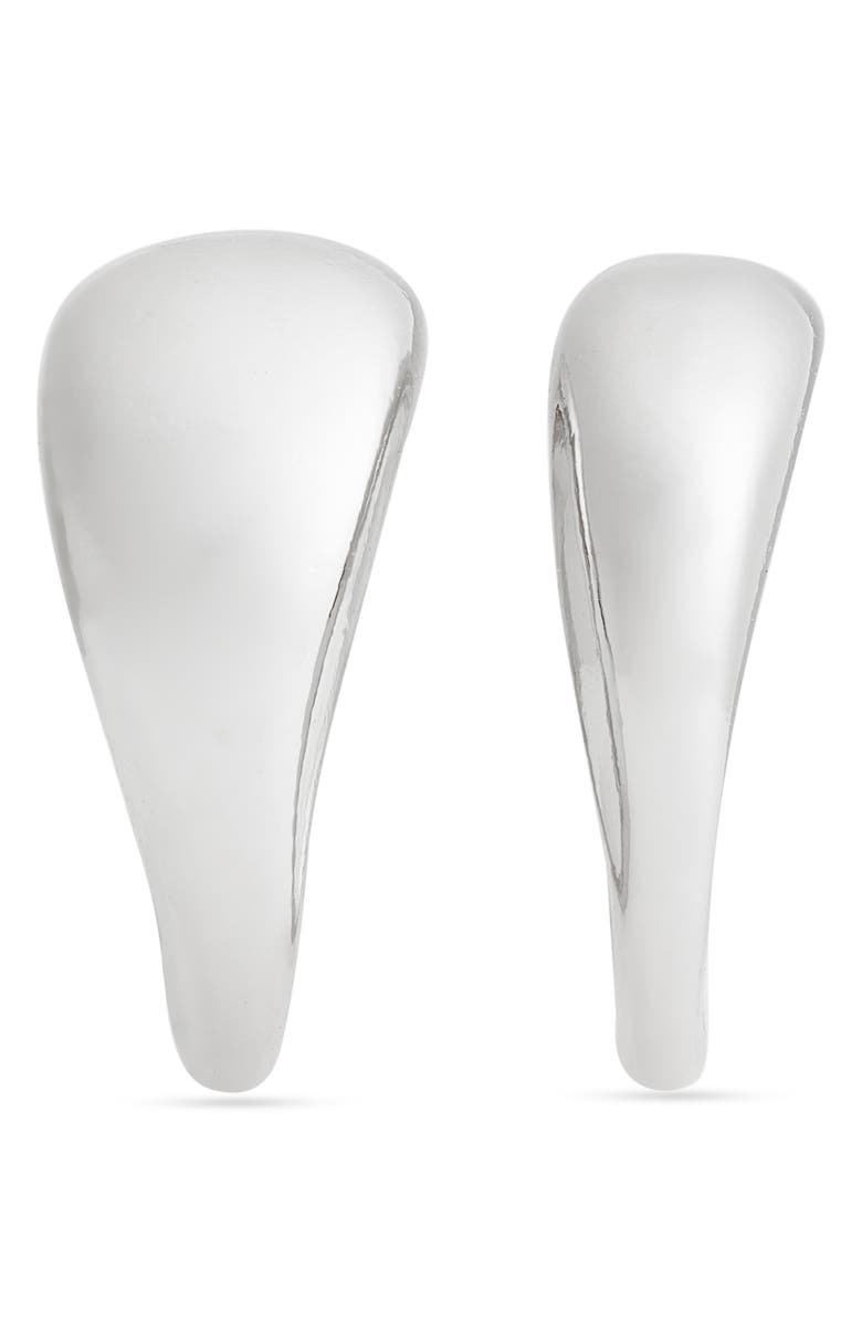 Open Edit Set of Two Domed Rings, Alternate, color, Silver