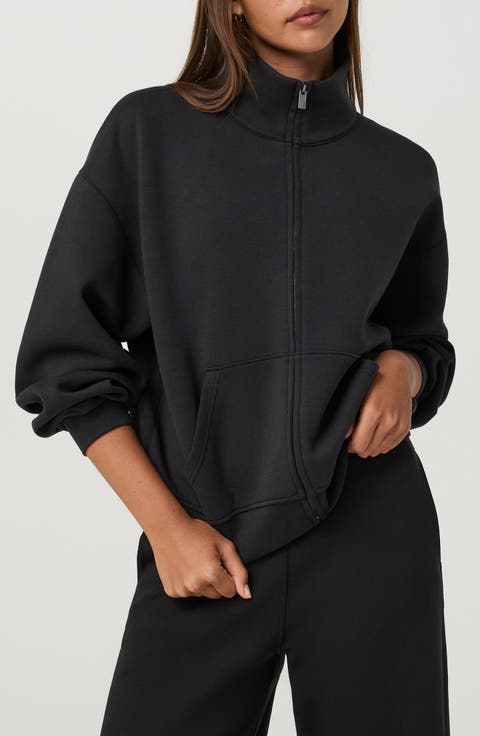 Galaxy Funnel Neck Full Zip Sweatshirt