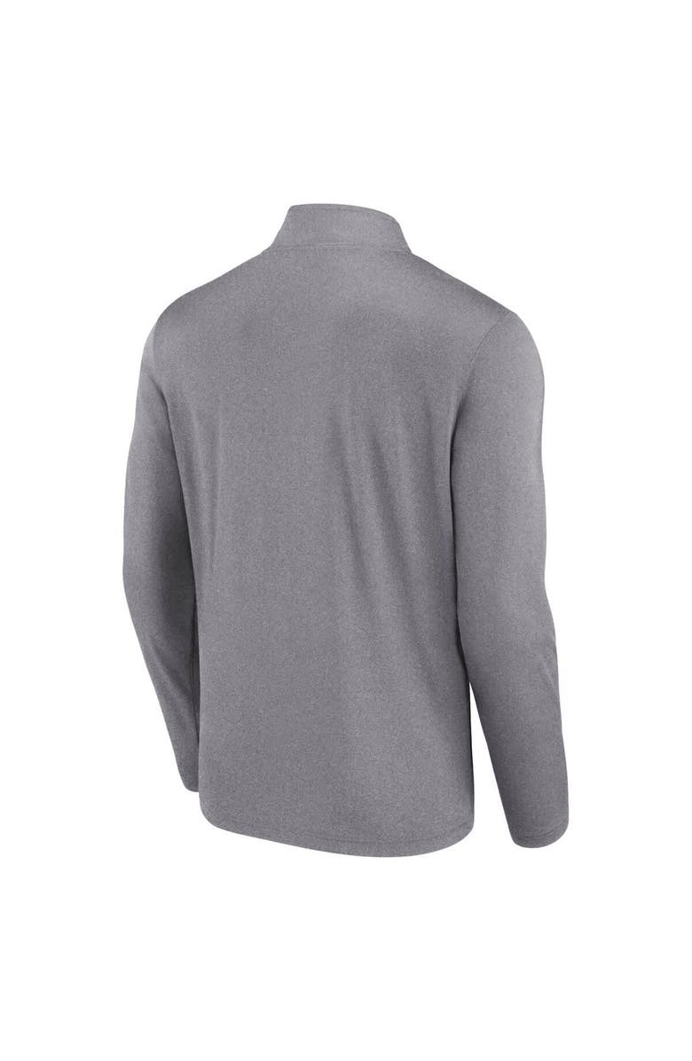 FANATICS Men's Fanatics  Gray Detroit Lions Head-to-Head Quarter-Zip Top, Alternate, color, 