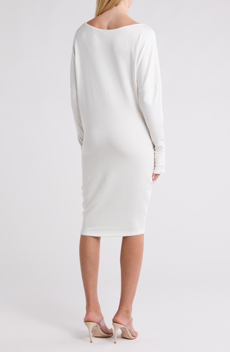GO COUTURE Long Sleeve Sheath Dress, Alternate, color, 