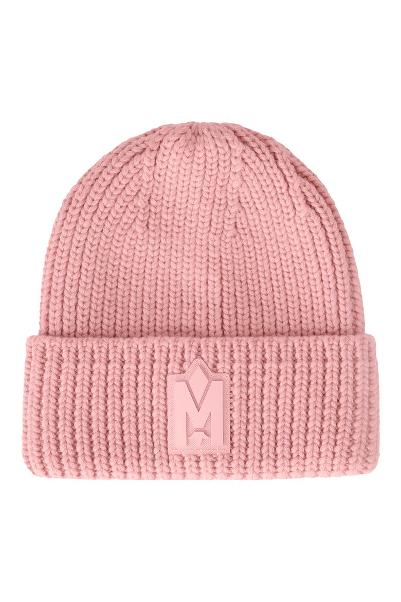 Kids' Jude Cuff Recycled Wool Blend Rib Beanie, Main, color, SOFT PINK