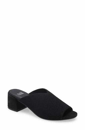 Eileen Fisher Fave Block Heel Slide Sandal