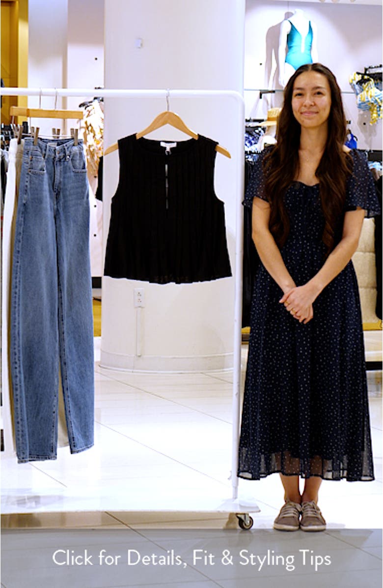 Romy Pleated Top, sales video thumbnail