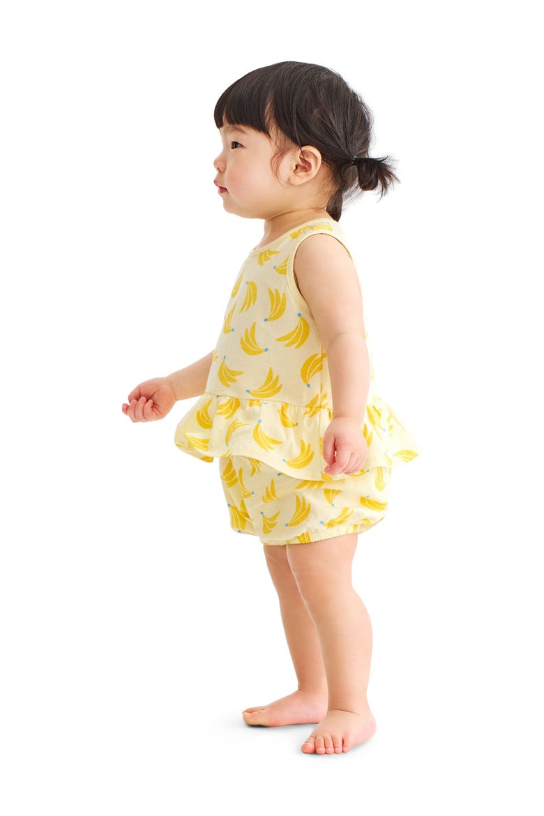 Baby Tank And Shorts Set, Alternate, color, Light Banana Bananas