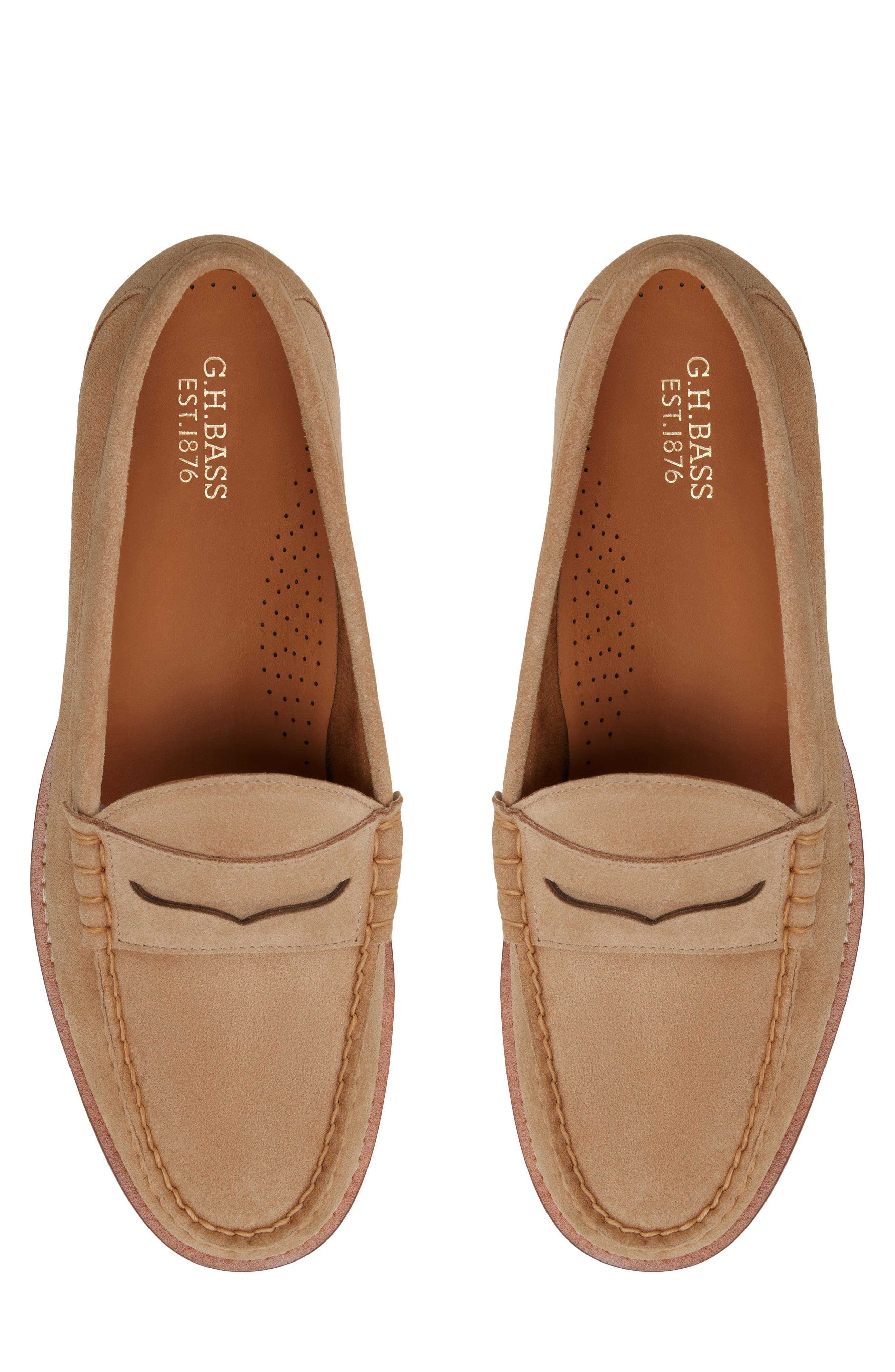 Berkeley Penny Loafer, Alternate, color, LIGHT BROWN