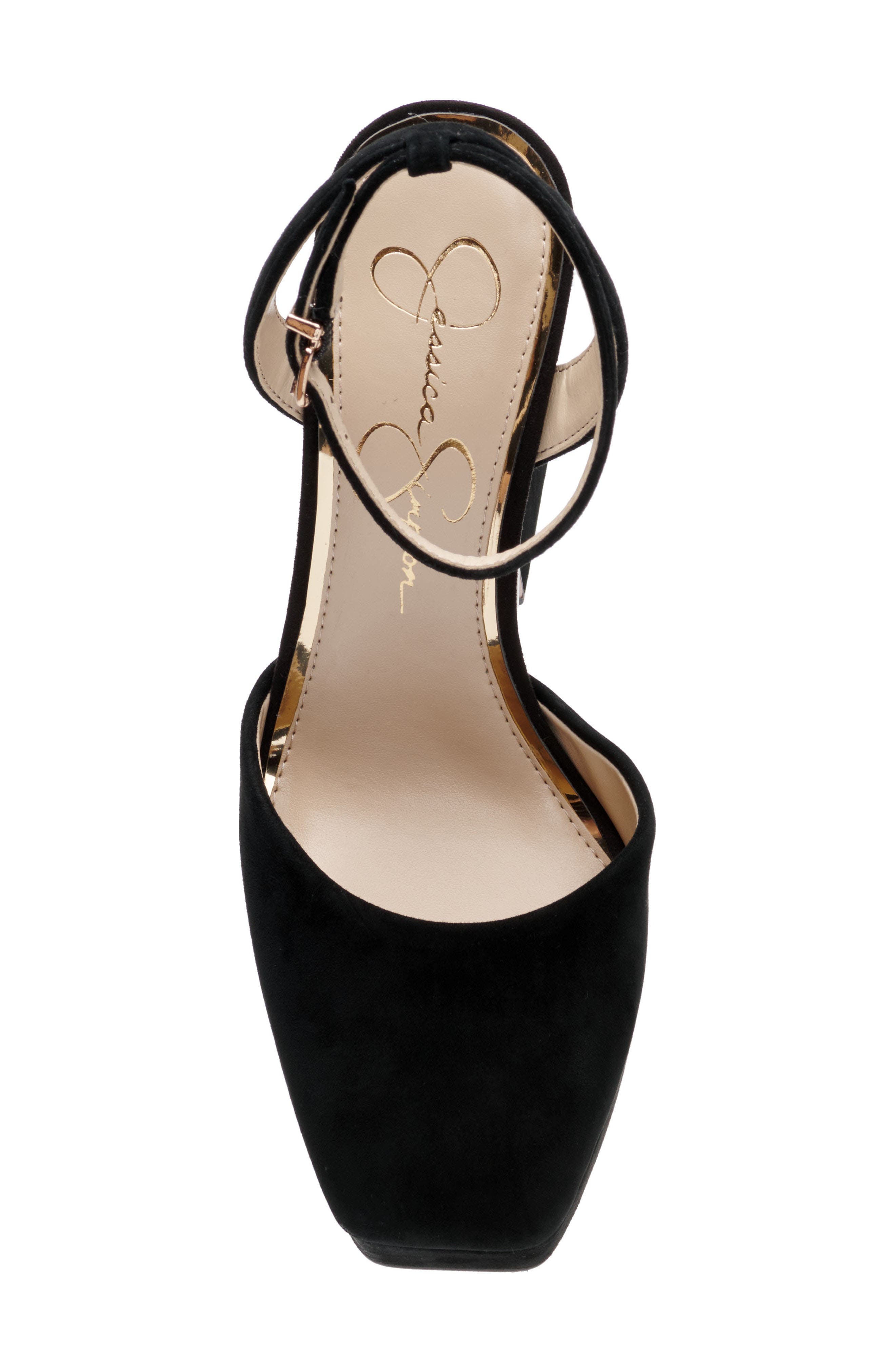Jessica Simpson Deirae Ankle Strap Platform Pump, Alternate, color, 