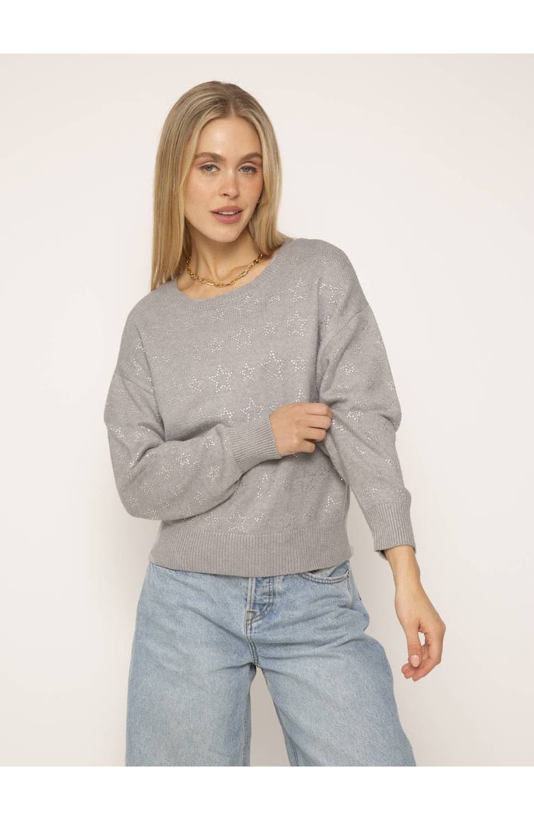 Central Park West Junie Star Crewneck, Main, color, 
