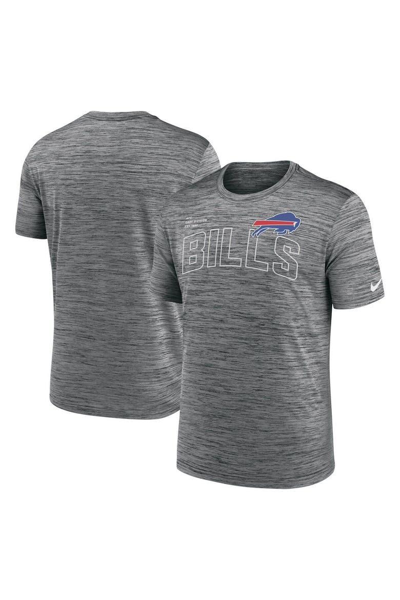Men's Nike  Anthracite Buffalo Bills Velocity Arch Performance T-Shirt, Main, color, Anthracite