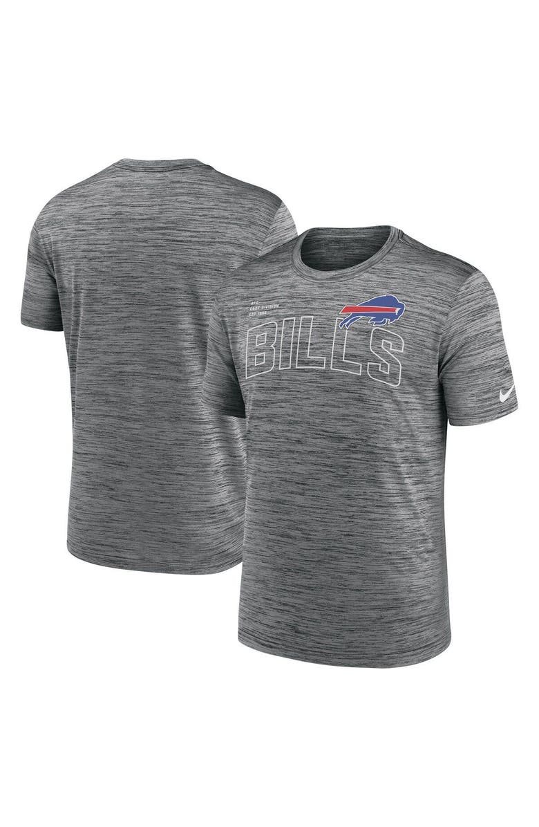 Nike Men's Nike  Anthracite Buffalo Bills Velocity Arch Performance T-Shirt, Main, color, 