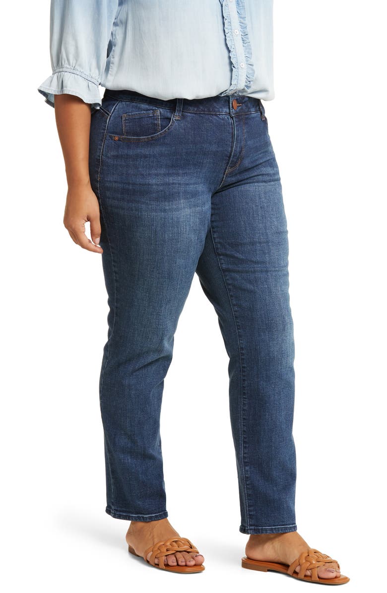 Wit & Wisdom 'Ab'Solution High Waist Straight Leg Jeans, Alternate, color,