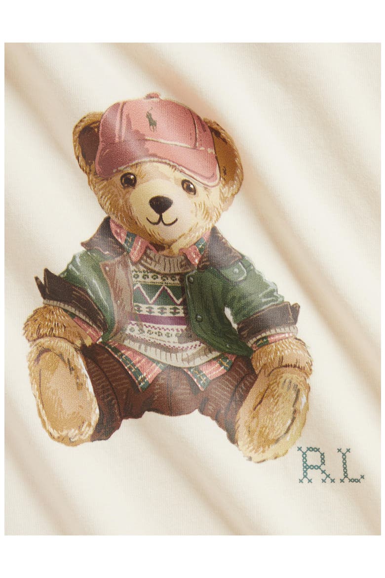 Kids' Polo Bear 2-Piece Jersey T-Shirt & Pants Set, Alternate, color, ESTATE CREAM