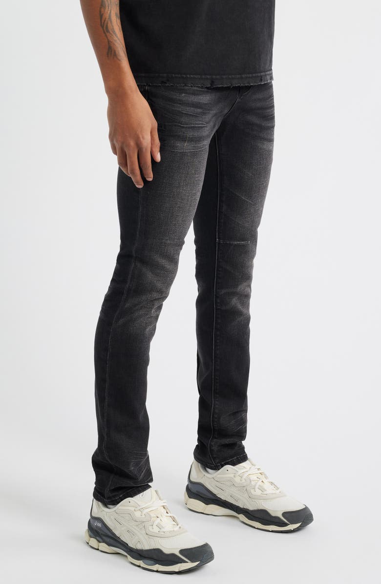 RtA Clayton Skinny Jeans, Alternate, color, Graphite Fade