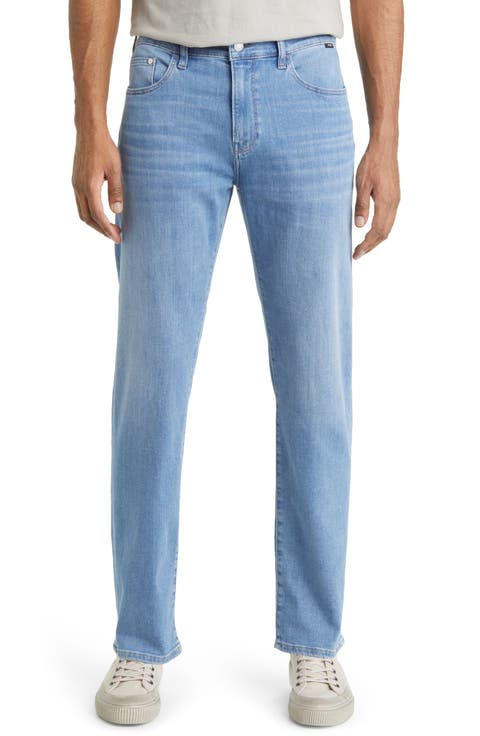 Zach Straight Leg Jeans (Mid Feather Blue)