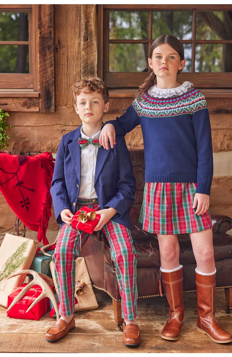 Little English Kids' Bow Tie, Alternate, color, Highlands Tartan