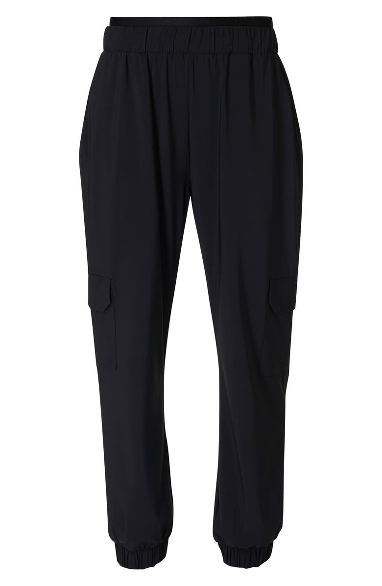 Sweaty Betty Explorer Cargo Pants, Alternate, color, Black