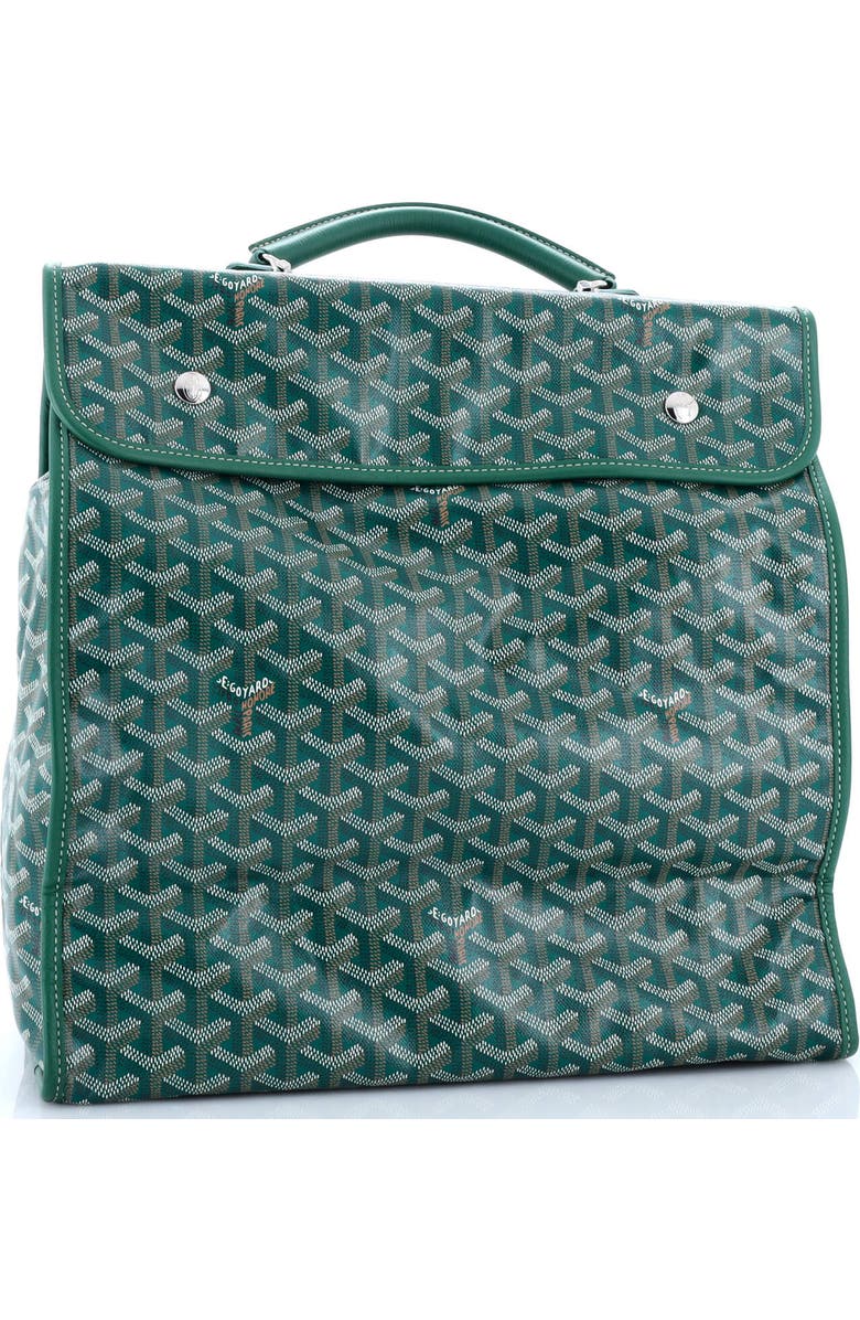 Pre-Owned Goyard Saint Leger Briefcase Backpack Coated Canvas, Alternate, color,