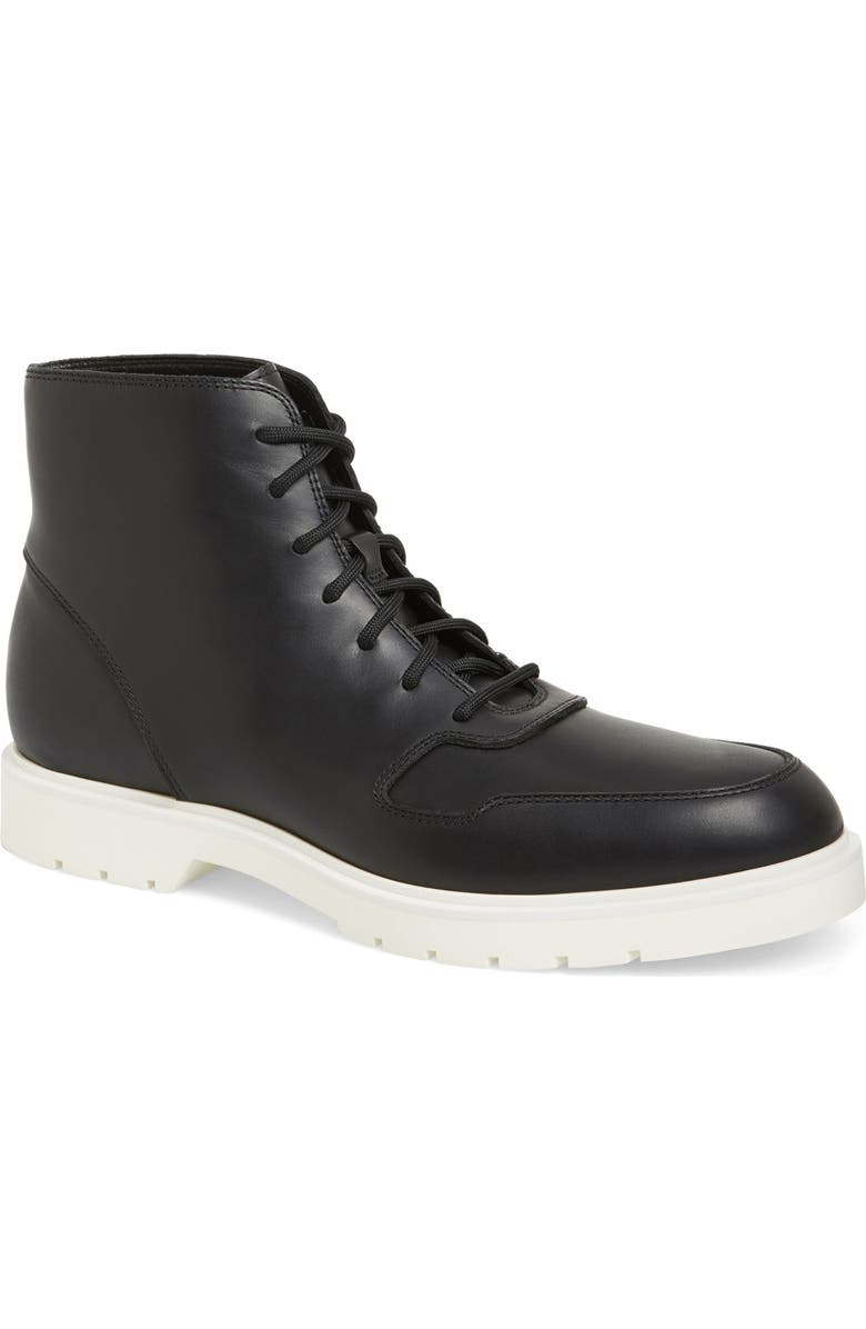 Alexander Wang 'Kaleb' Leather Lace Up Boot, Main, color,