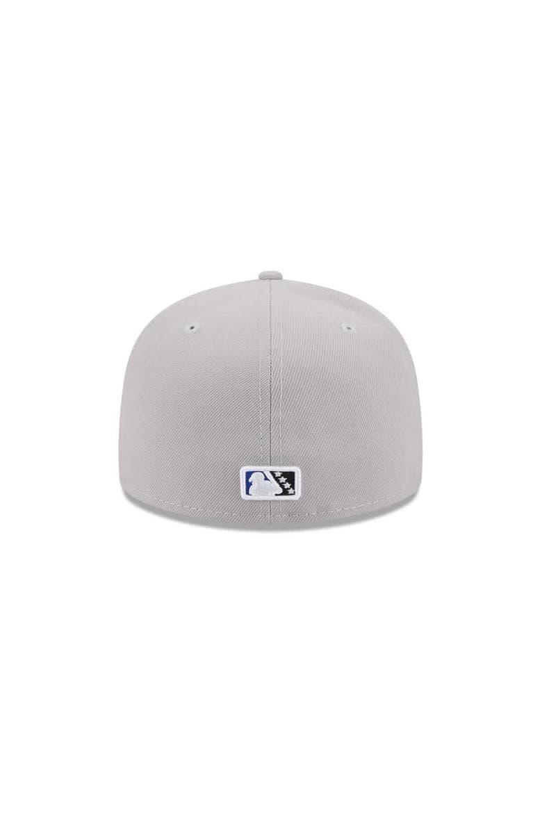 Men's New Era  Gray Tulsa Drillers Theme Nights 59FIFTY Fitted Hat, Alternate, color, Gray