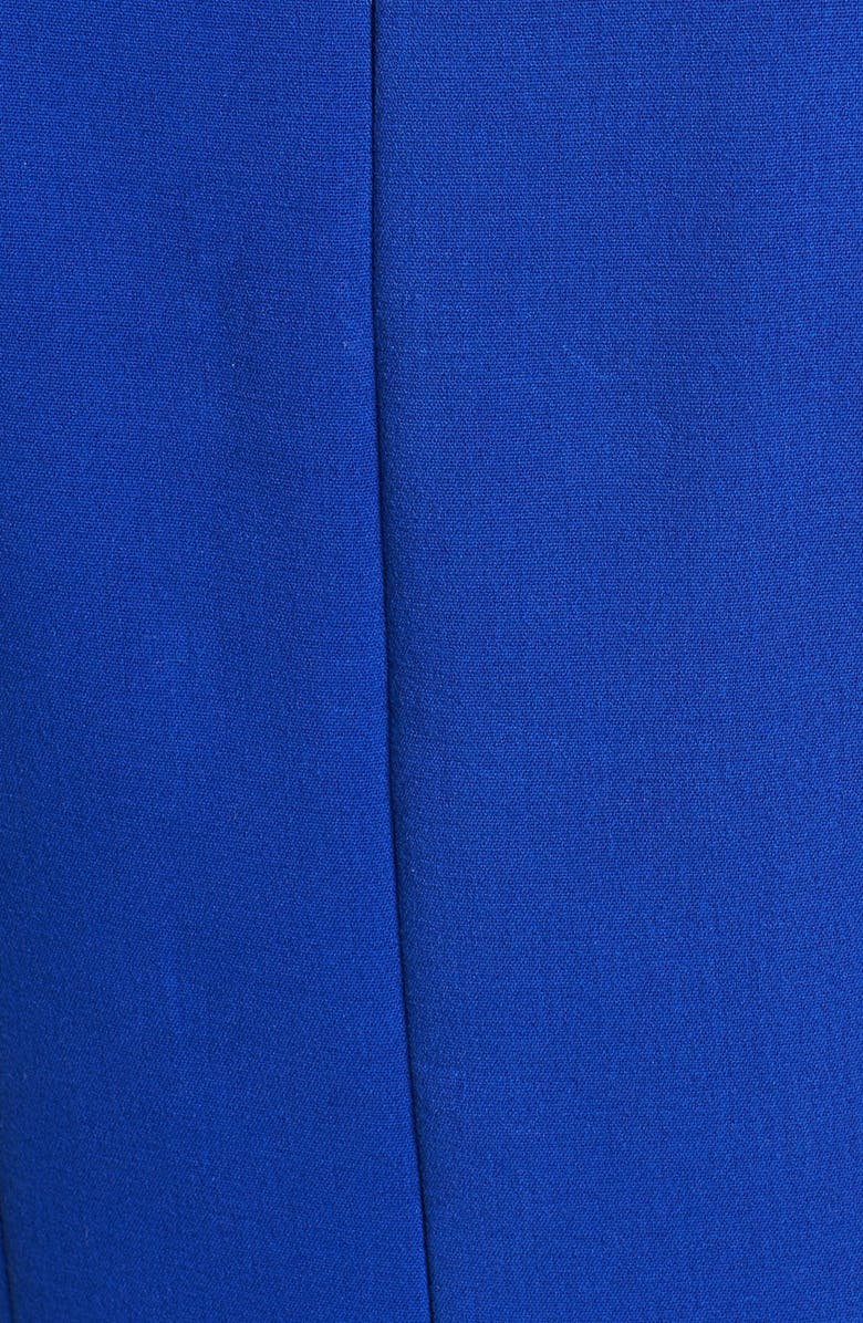 Eliza J Seamed Double Knit Crepe Fit & Flare Dress, Alternate, color,