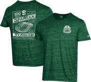 Champion Men's Champion  Green Michigan State Spartans 100th Anniversary Spartan Stadium T-Shirt