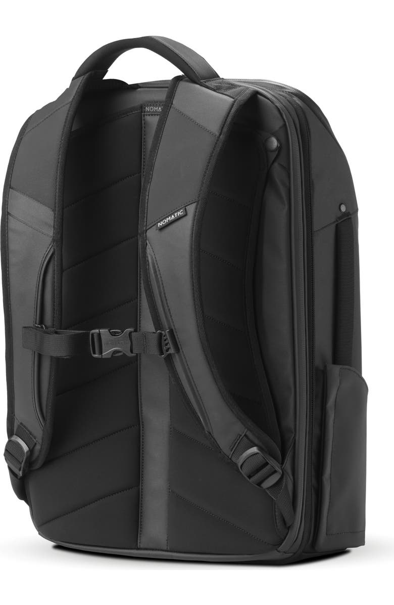 NOMATIC Water Resistant Minimalist Expandable Travel Backpack, Alternate, color, Black - 20L