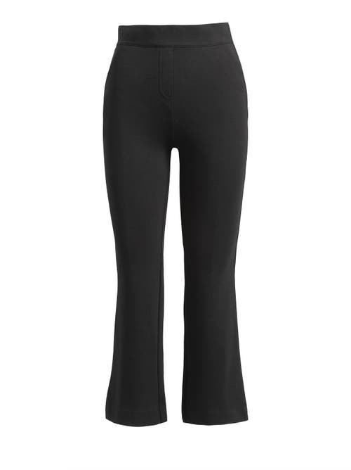 Single Stitch Shaping Cropped Kick Flare Pant In Black