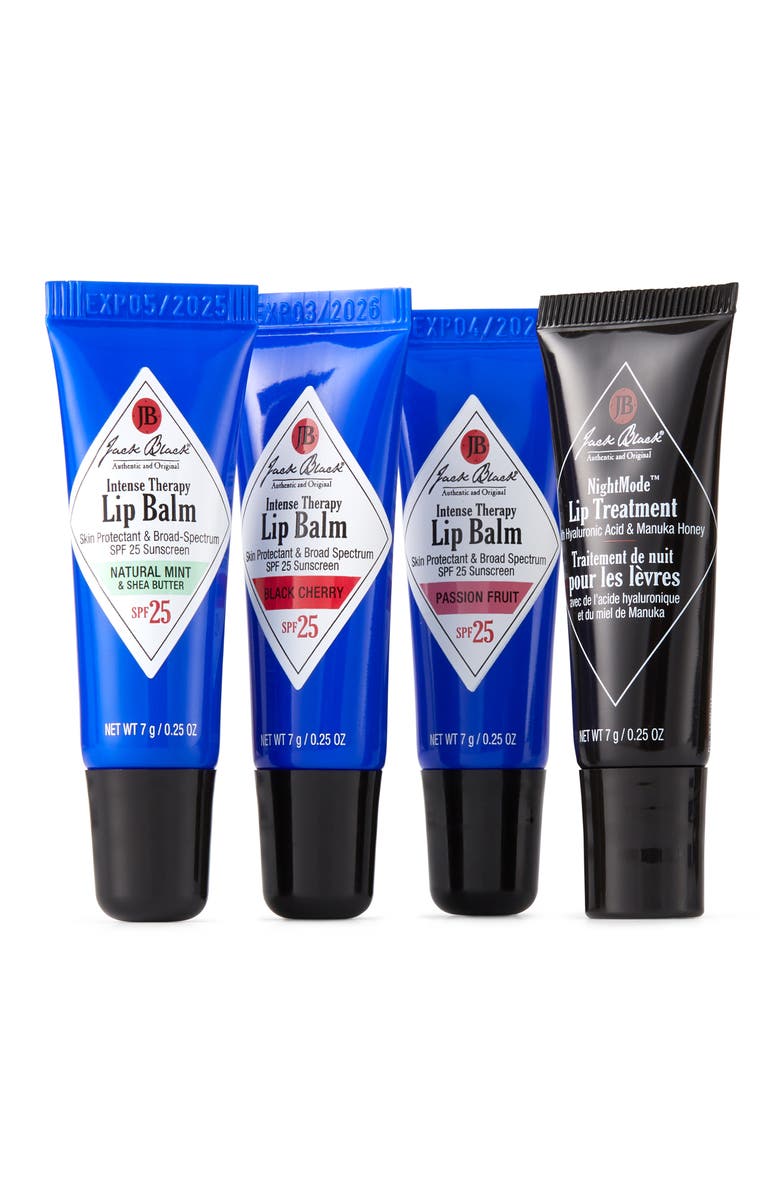 Jack Black It's The Balm Lip Balm Set (Limited Edition) $42 Value, Alternate, color,