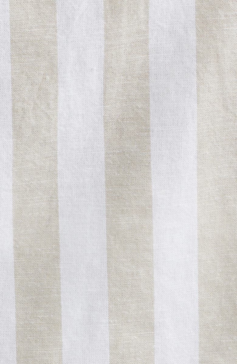 CITY BLUES Relaxed Stripe Shirt, Alternate, color, Sand