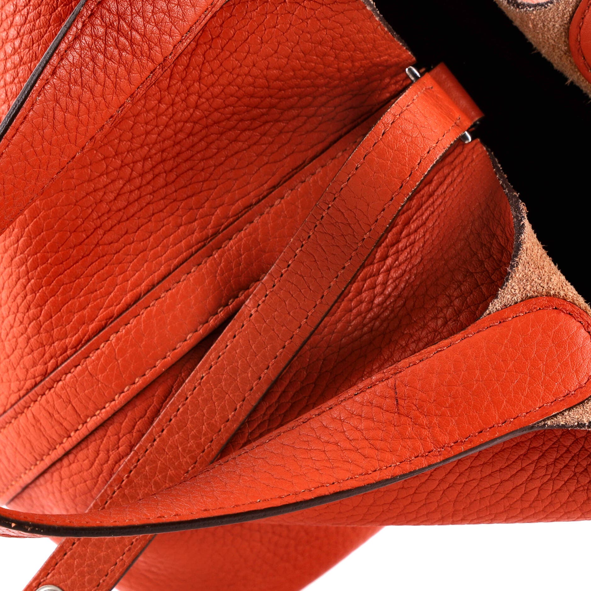 Pre-Owned Hermes Picotin Lock Bag Clemence PM, Alternate, color, Terre Battue