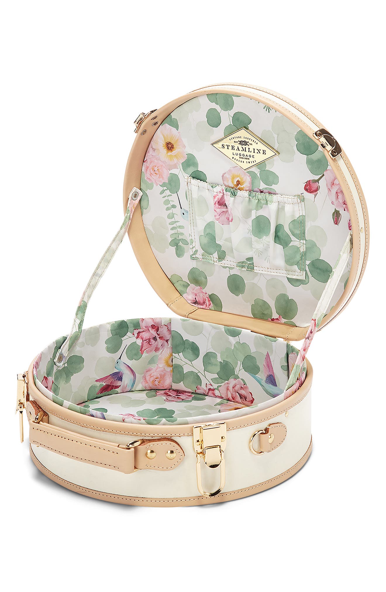 SteamLine Luggage The Sweetheart Small Hatbox, Alternate, color, 