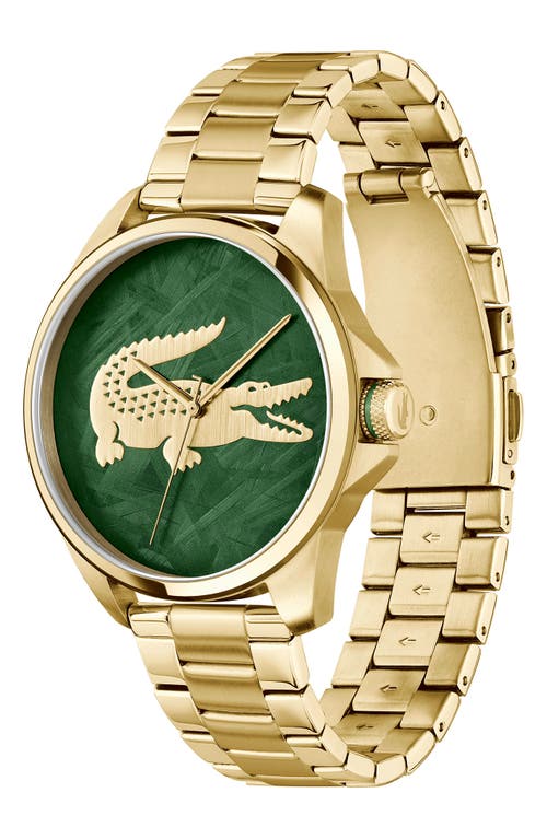Lacoste Le Croc Bracelet Watch, 43mm In Gold