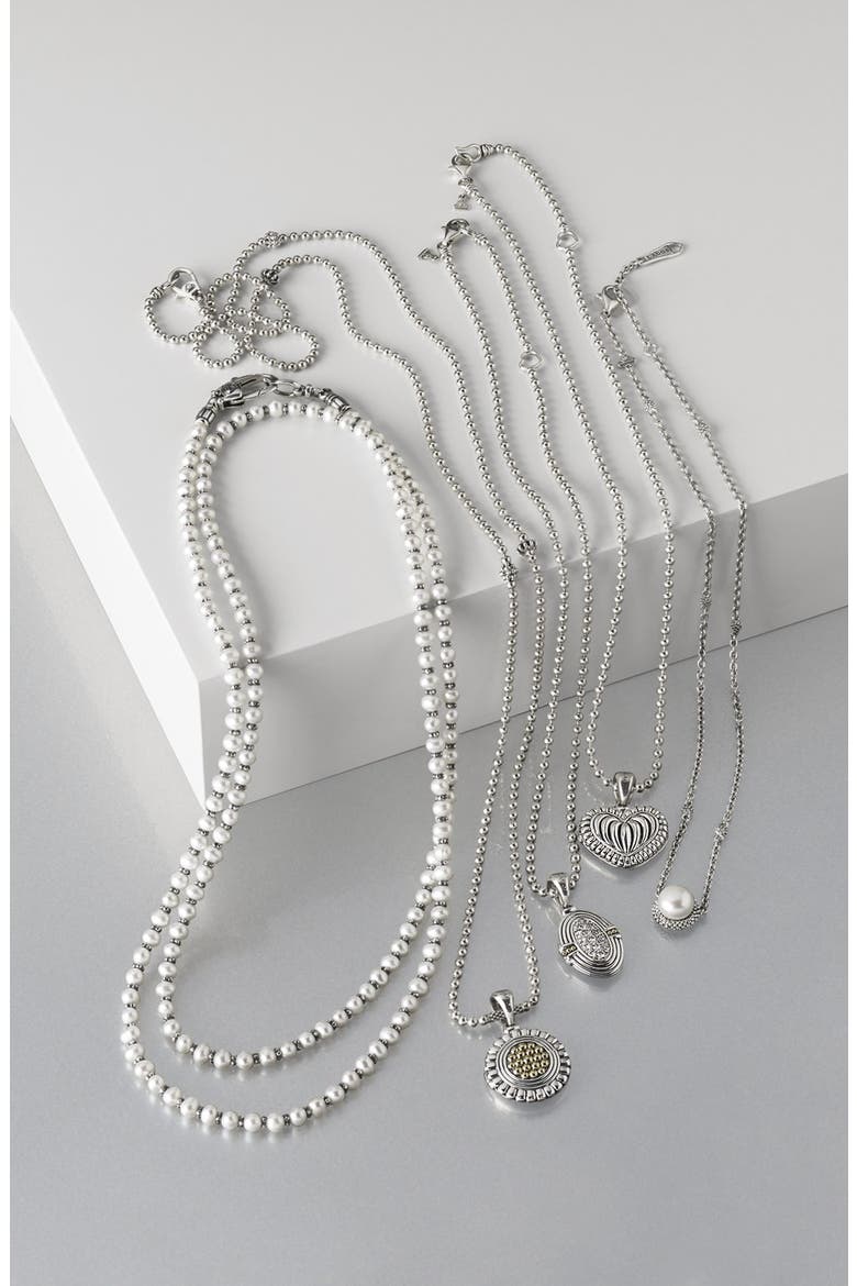 Beloved Diamond Oval Locket Necklace, Alternate, color, SILVER