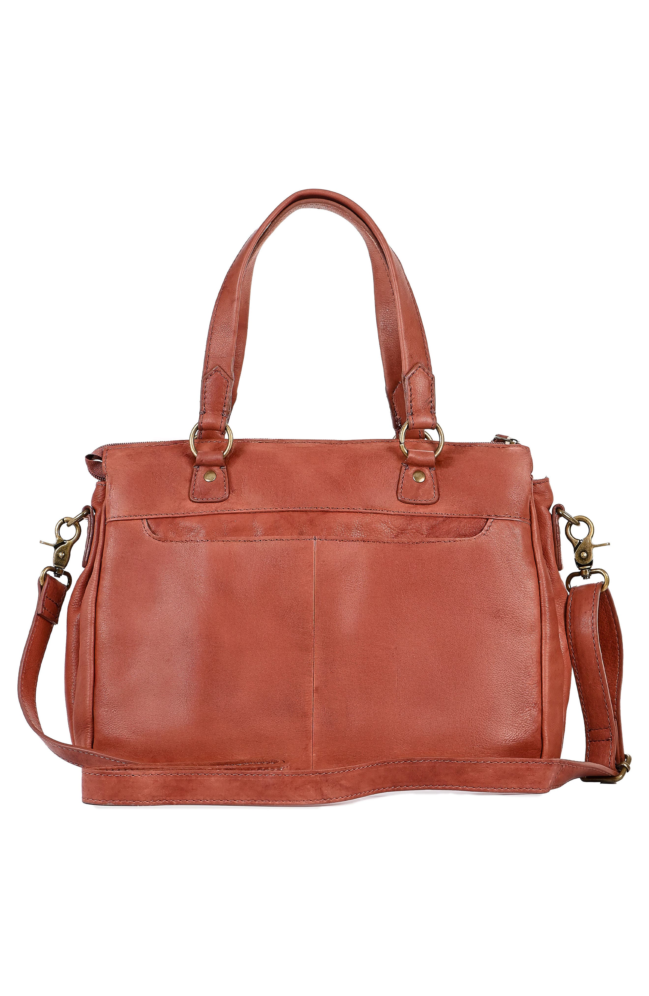 Børn Paulus Leather Satchel, Alternate, color, Saddle