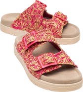 Forever & Always Shoes Milana Leather Double-Strap Sandal
