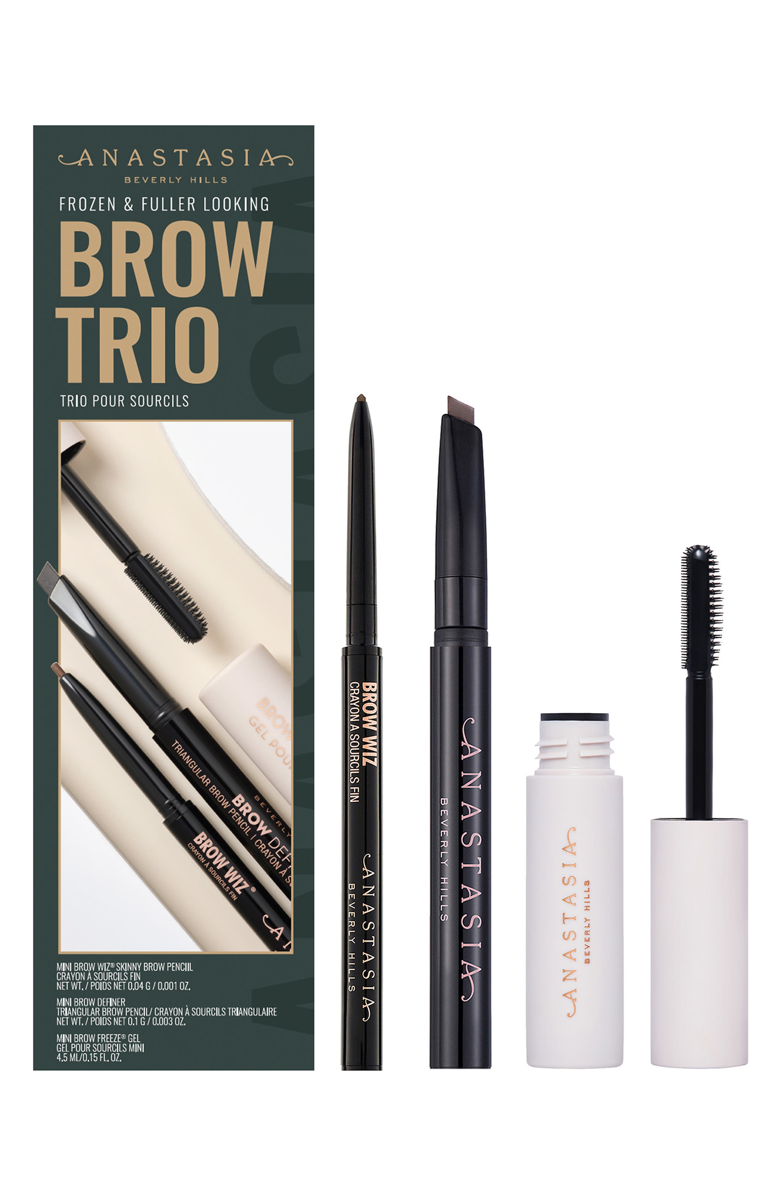 Anastasia Beverly Hills Frozen & Fuller-Looking Brow Trio in Taupe 