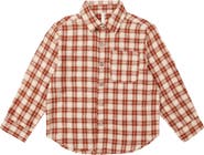 Rylee + Cru Kids' Linen Blend Button Down Shirt