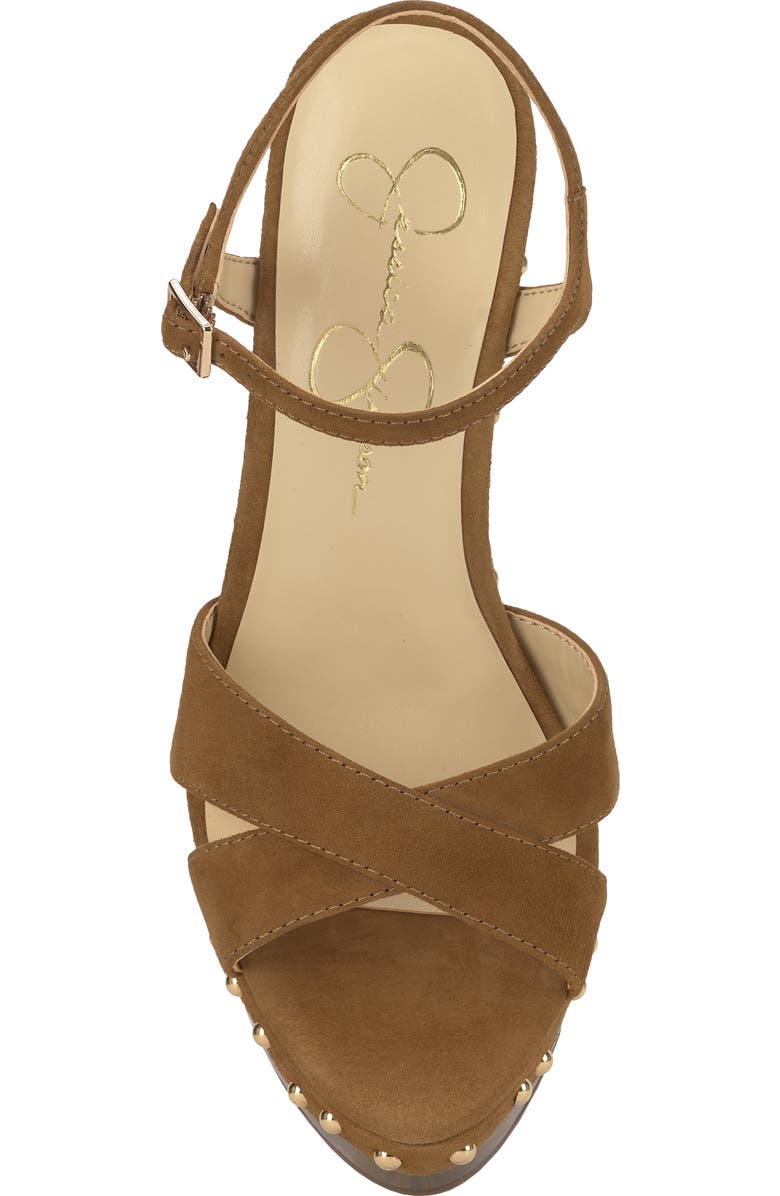 Jessica Simpson Samintia Ankle Strap Platform Sandal, Alternate, color, Beige 03