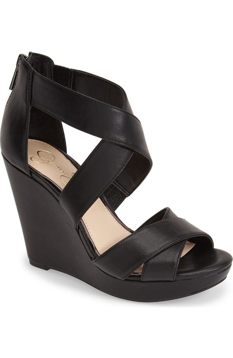 Jessica Simpson 'Jadyn' Strappy Wedge Sandal, Main, color,