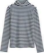 Seasalt Cornwall Hazel Stripe Cotton Turtleneck