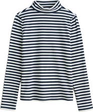 Seasalt Cornwall Hazel Stripe Cotton Turtleneck