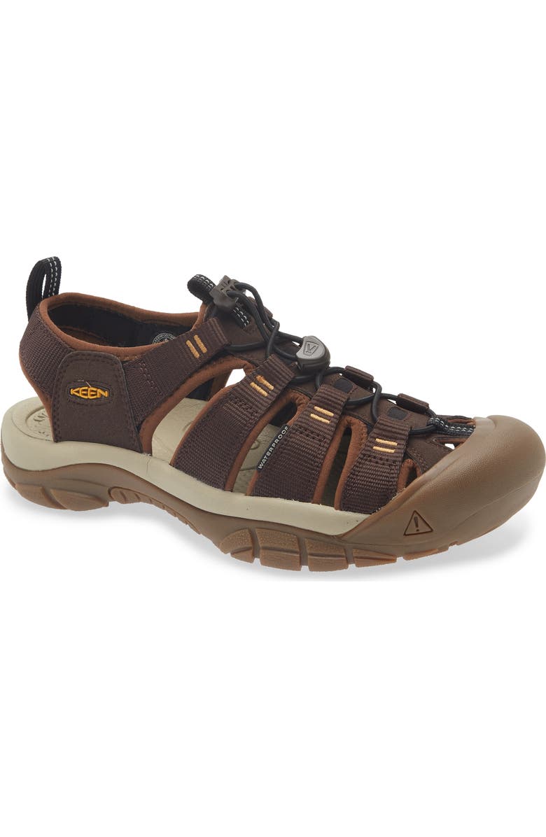 KEEN Newport H2 Sandal, Main, color, Java/ Golden Yellow
