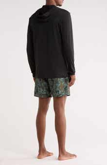 Volcom Hooded Swim T-Shirt & Swim Shorts Set