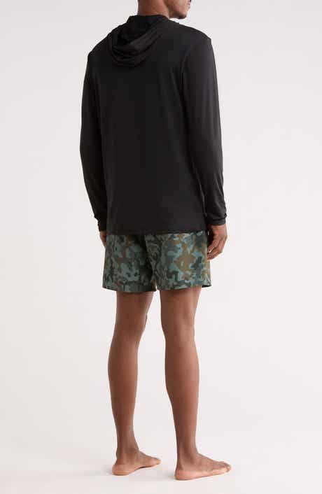 Volcom Hooded Swim T-Shirt & Swim Shorts Set