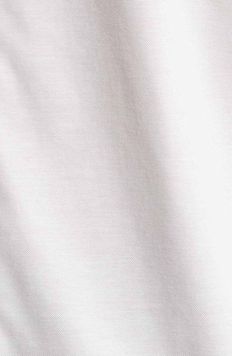 Brooks Brothers Non-Iron Regular Fit Solid Stretch Cotton Button-Down Oxford Shirt, Alternate, color, 