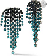 SPHERA MILANO Crystal Fringe Drop Earrings