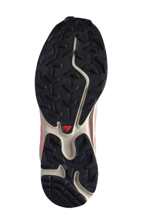 Salomon 'xt-6' Pink Sneaker With Logo Applied On The Tongue And Chunky Sole In Mahogany Rose
