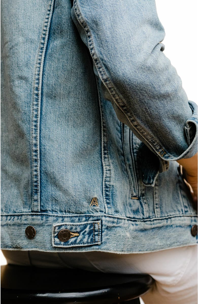 ABLE The Merly Jacket, Alternate, color, Clean Wash