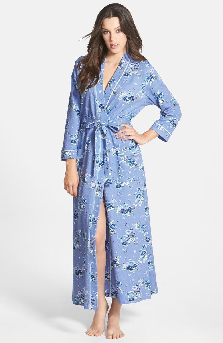 Carole Hochman Designs 'Timeless' Quilted Jacquard Robe, Main, color, 