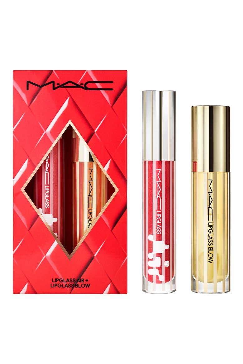 Blowing Air Kisses Lip Gloss + Lip Oil Holiday Gift Set $54 Value, Main, color, NONE